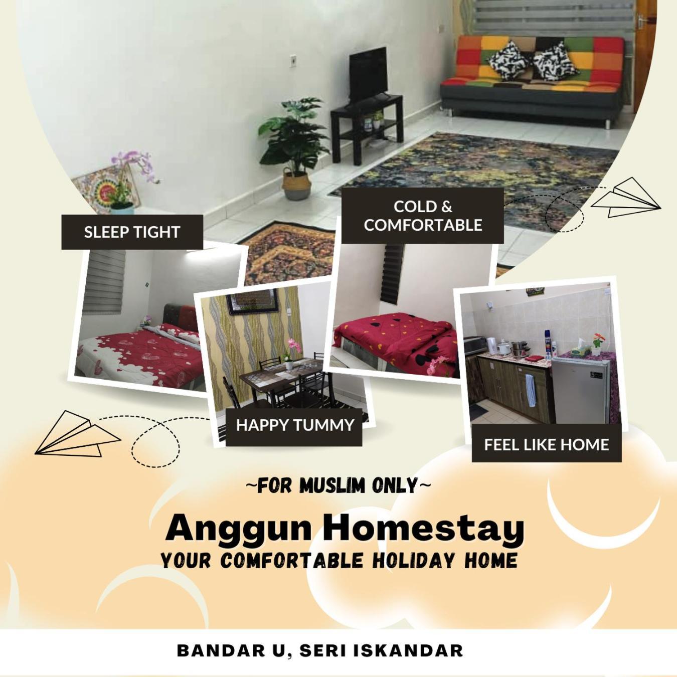 Anggun Homestay Seri Iskandar Exterior photo
